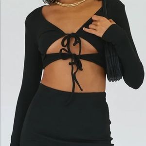 BRAND NEW Top Piece of Black Shona Set